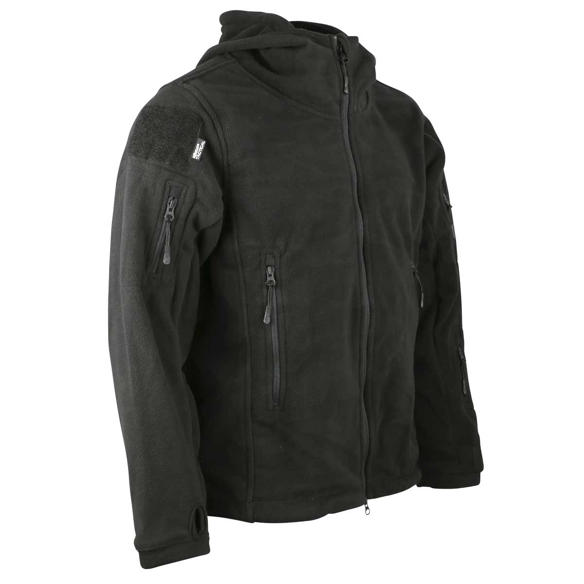 Kombat Tactical Recon Fleece Hoodie Black - Image 3
