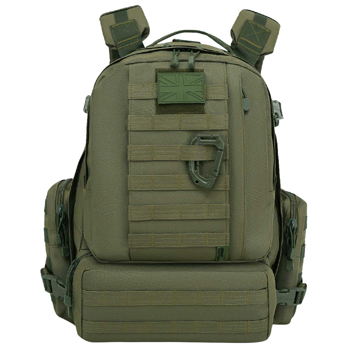 Kombat Viking MOLLE Patrol Pack 60L Olive Green - Image 3