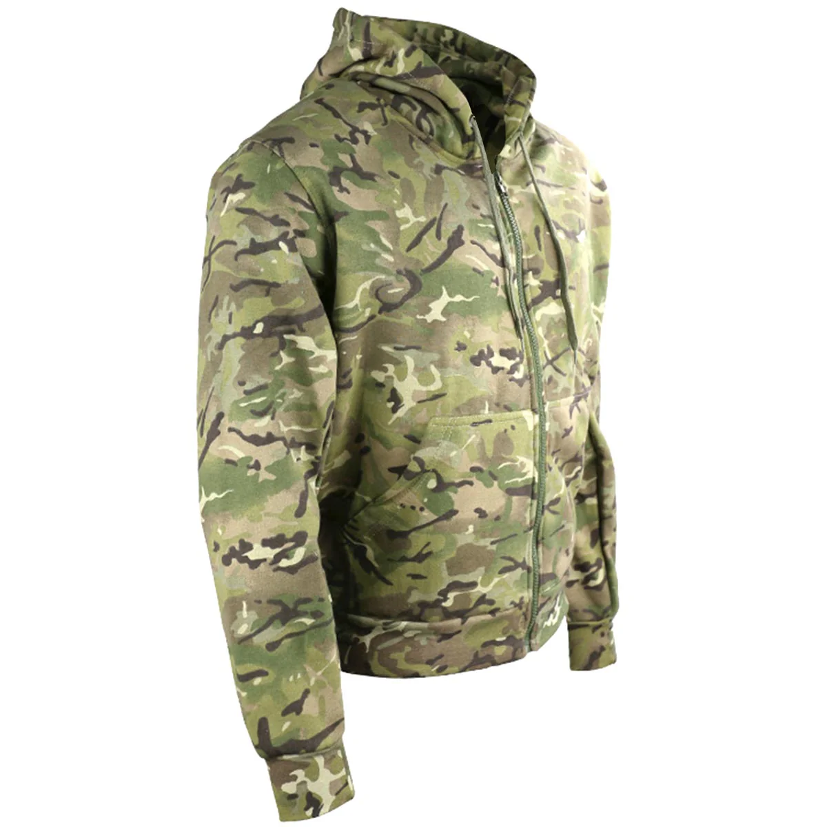 Kombat Zipped Hoodie BTP Camo - Image 2
