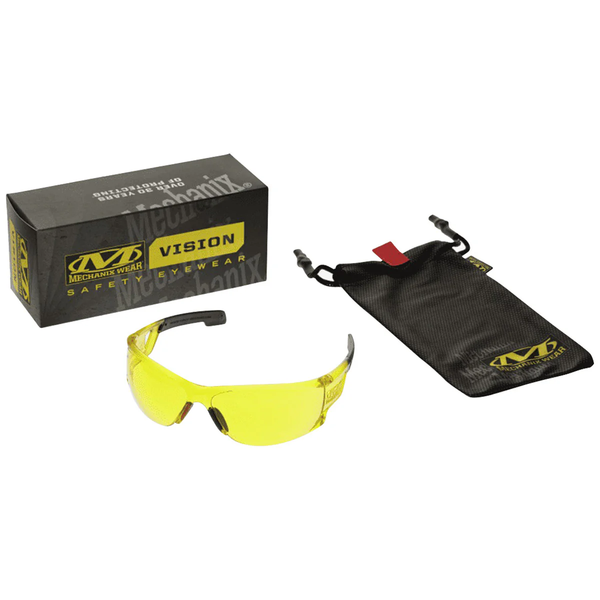 Mechanix Wear Type-N Ballistic Safety Glasses - Amber Lens - Image 5