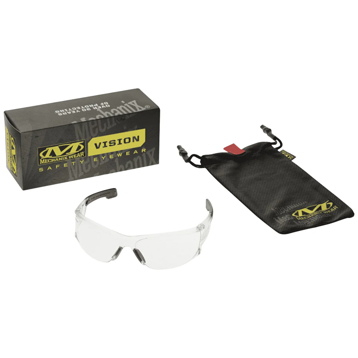 Mechanix Wear Type-N Ballistic Safety Glasses - Clear Lens - Image 2