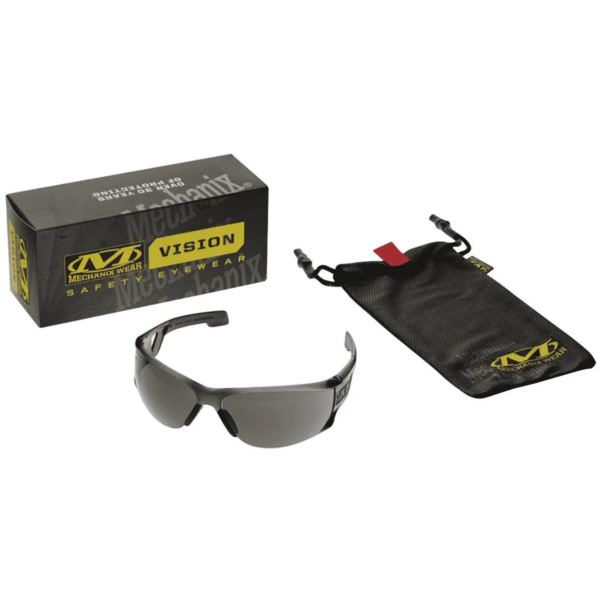 Mechanix Wear Type-N Ballistic Safety Glasses - Smoke Lens - Image 2