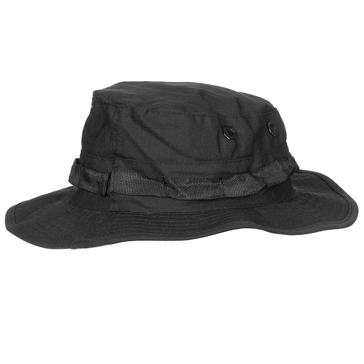 GI Ripstop Boonie Bush Hat Black - Image 2