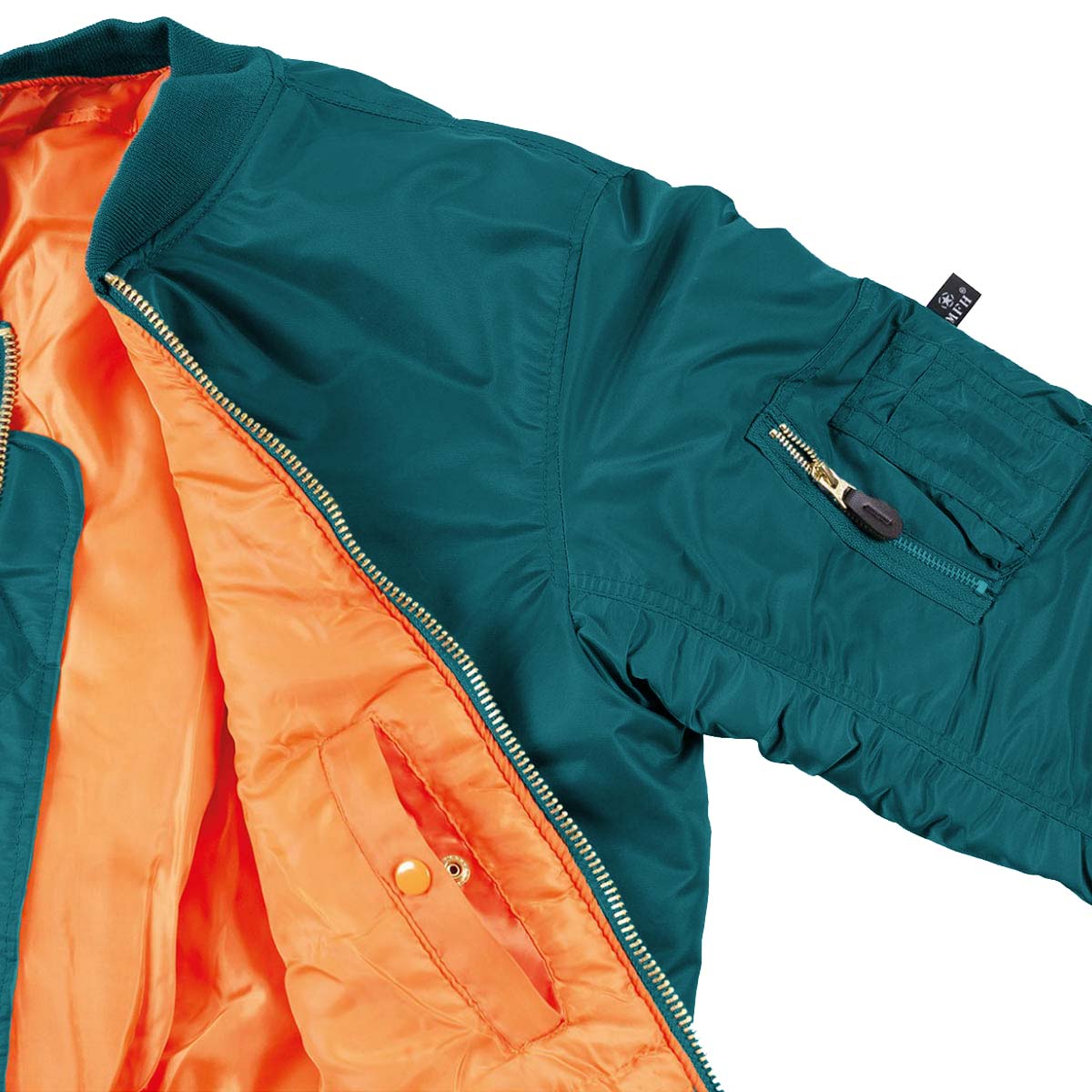 MFH US MA1 Bomber Flight Jacket Blue - Image 2