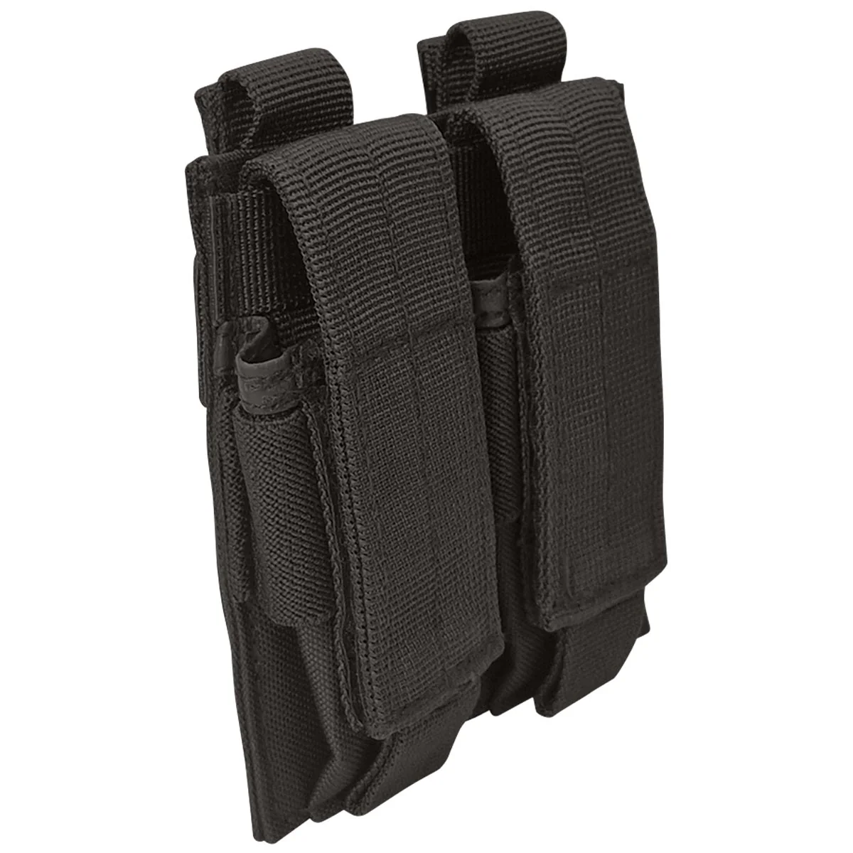 Mil-Tec Double Pistol MOLLE Mag Pouch Black - Image 3