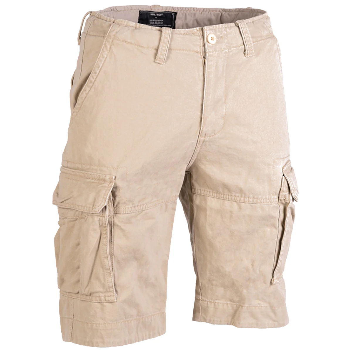 Mil-Tec Vintage Shorts Prewashed Khaki