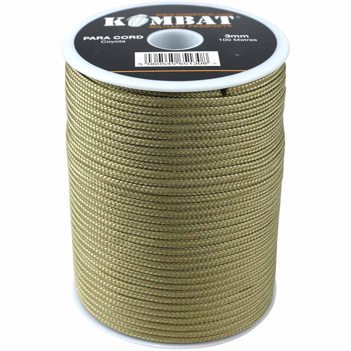 Kombat Paracord - 100 metres x 3mm - Image 3