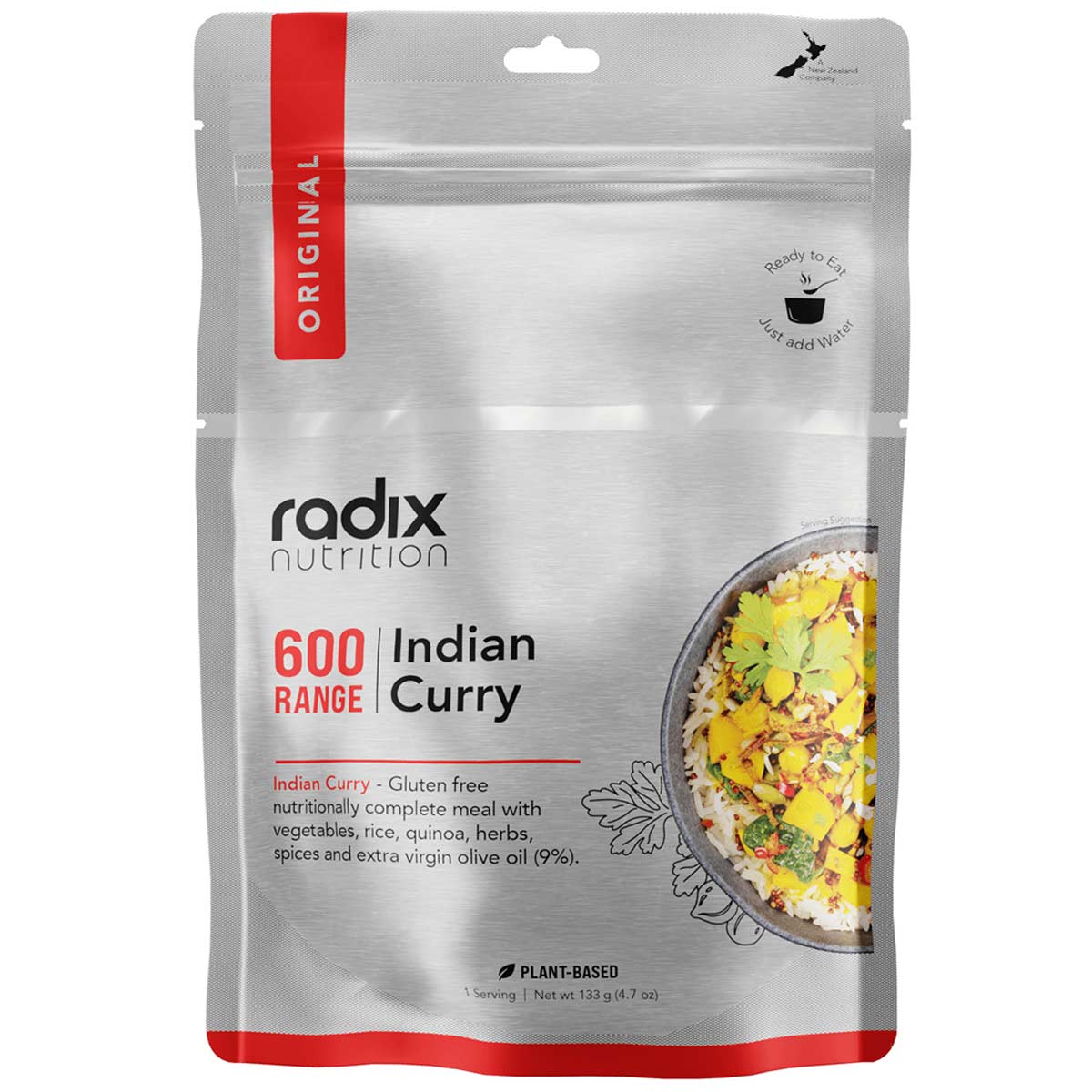 Radix Nutrition Freeze-Dried Meal Indian Curry 600kcal / 800kcal