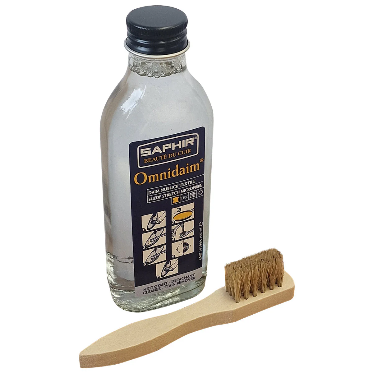 Saphir Omnidaim Suede/Nubuck Cleaner 100ml - Image 2