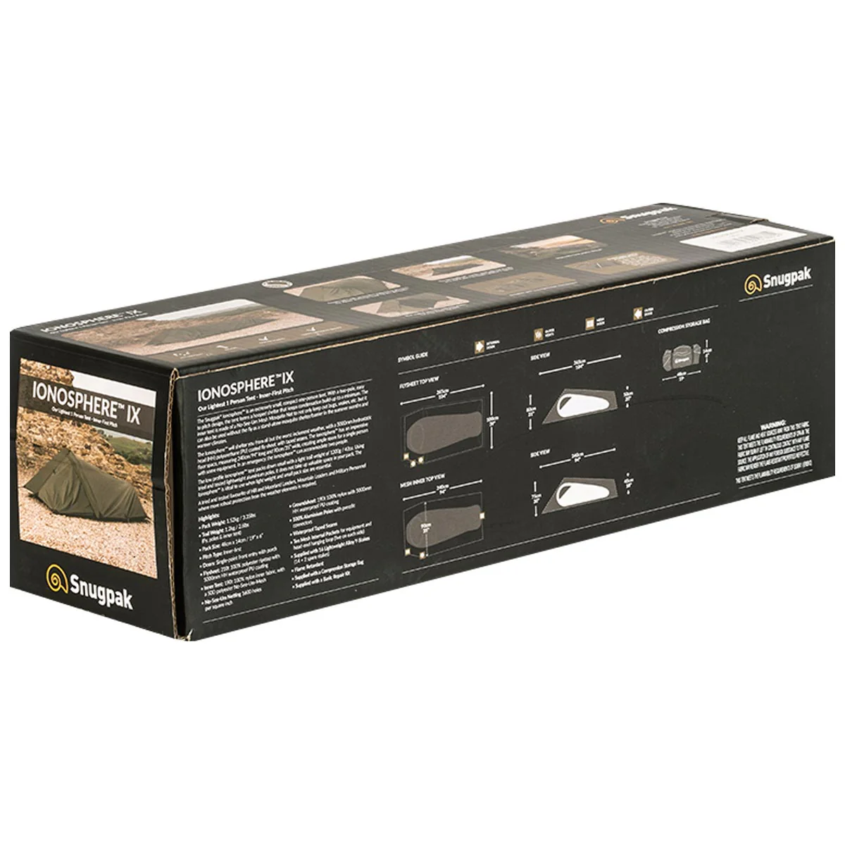 Snugpak Ionosphere IX - 1 Person Tent Olive - Image 9