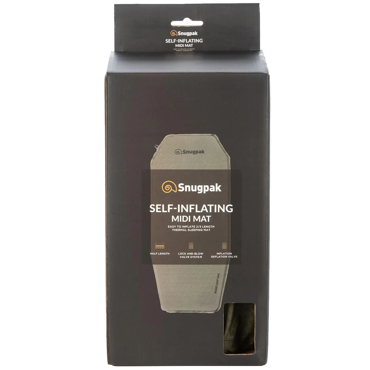 Snugpak Self Inflating Midi Mat Olive 120cm x 51cm - Image 3