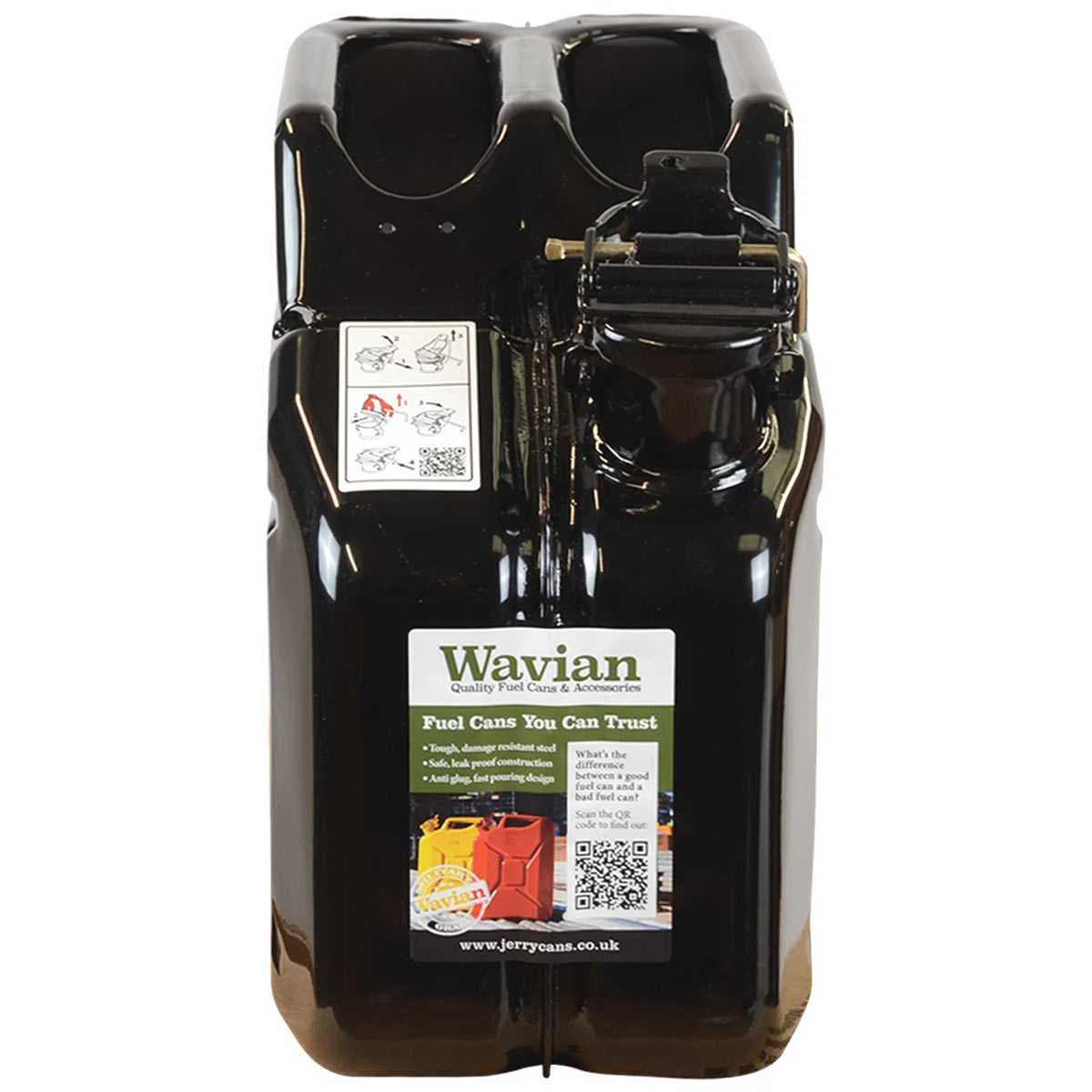 Wavian NATO Steel Jerry Can 10L Black - Image 5