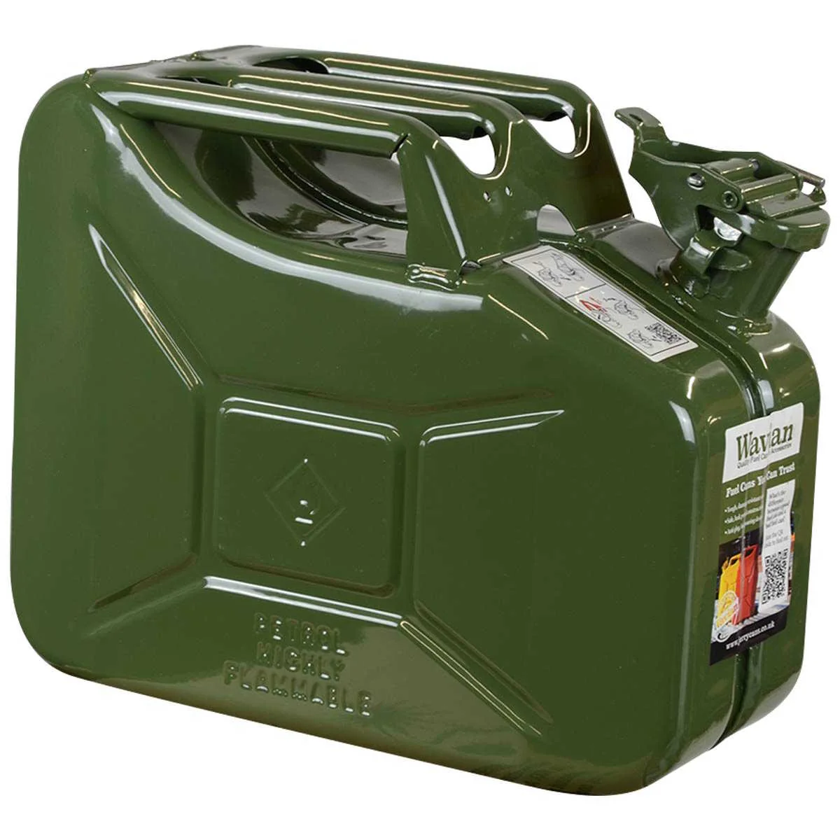 Wavian NATO Steel Jerry Can 10L Khaki Green - Image 3