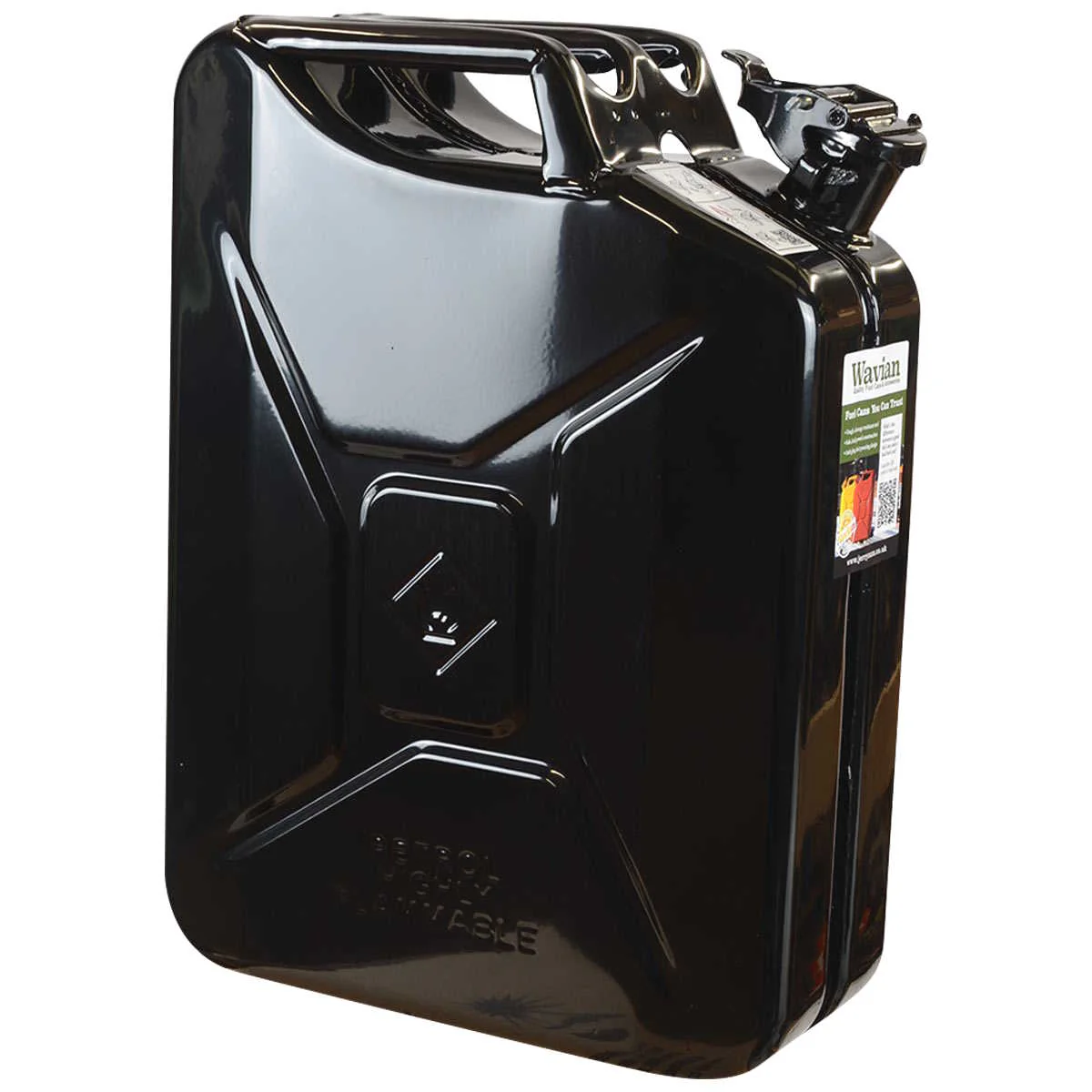 Wavian NATO Steel Jerry Can 20L Black - Image 3
