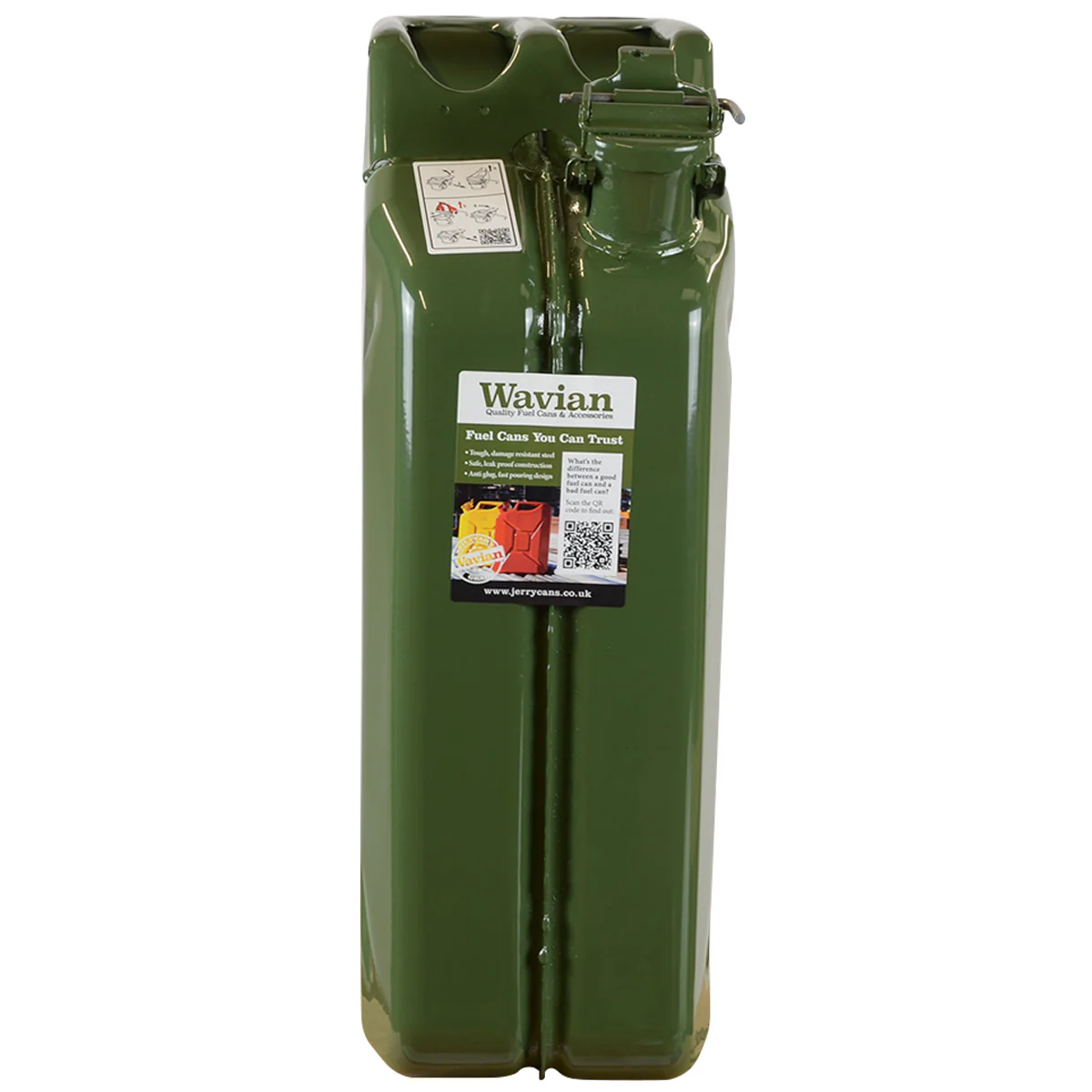 Wavian NATO Steel Jerry Can 20L Khaki Green - Image 5