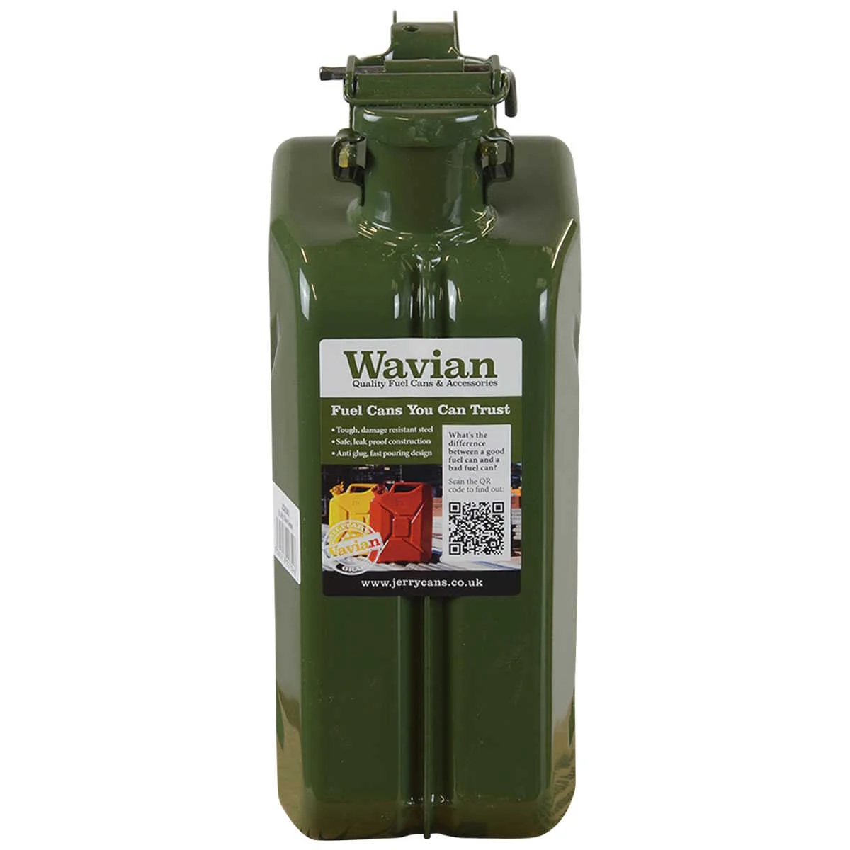 Wavian NATO Steel Jerry Can 5L Khaki Green - Image 5