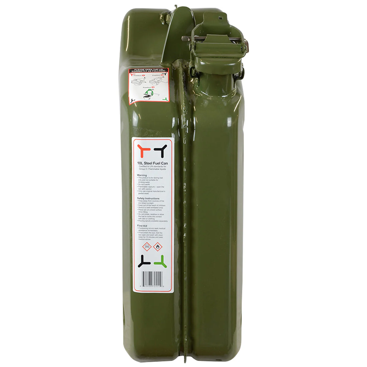 Steel Site Jerry Can 10L Green - Image 5
