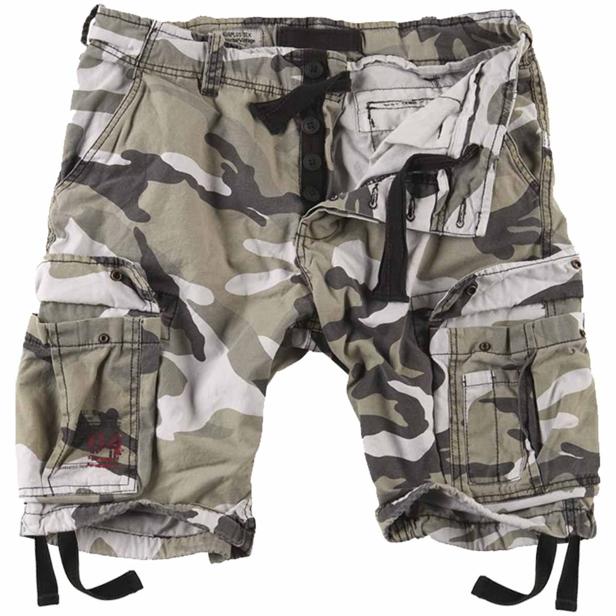 Surplus Airborne Vintage Shorts Urban Camo - Image 2