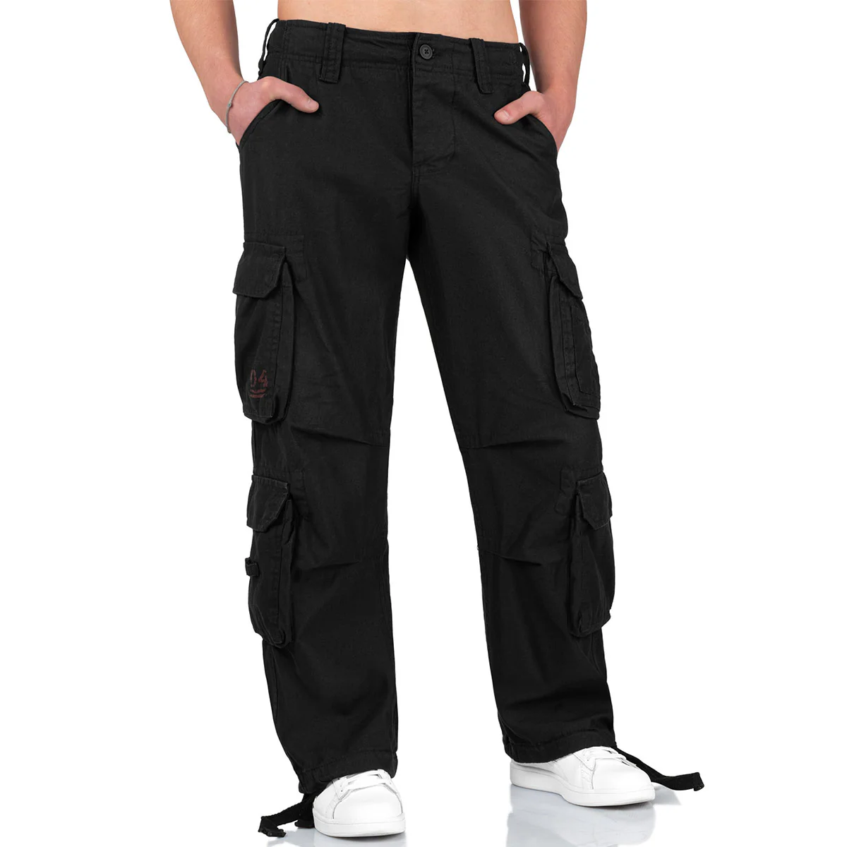 Surplus Airborne Vintage Trousers Black - Image 5