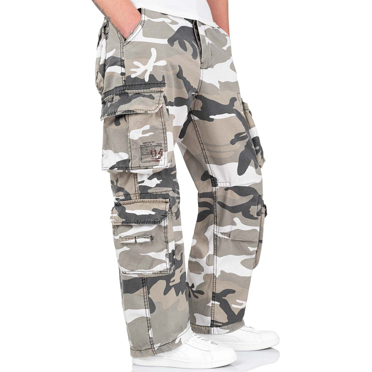 Surplus Airborne Vintage Trousers Urban Camo - Image 2